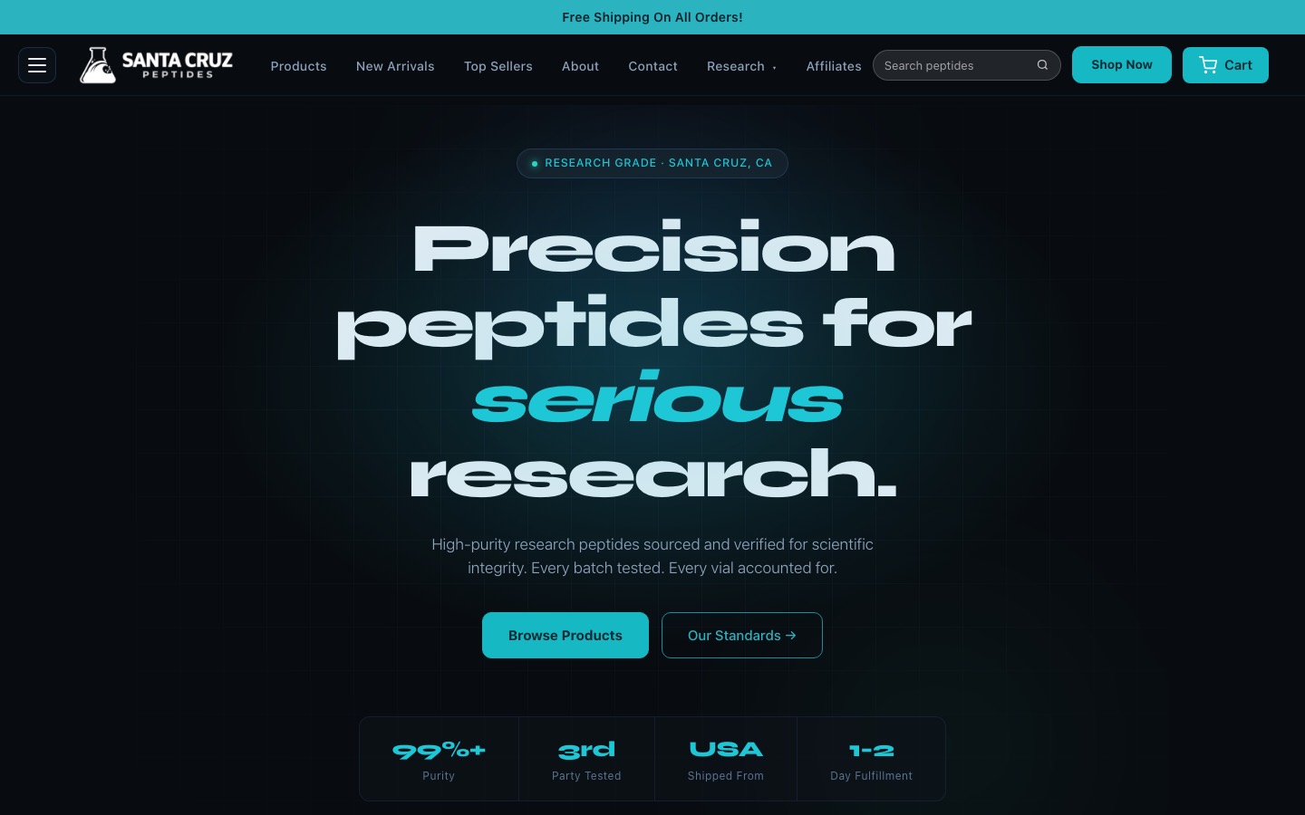 The current homepage